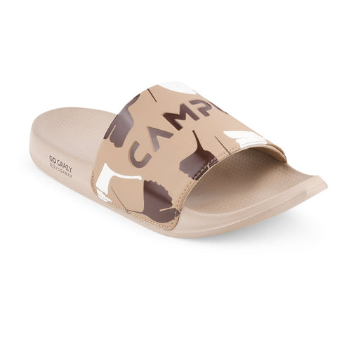 SL-433 Beige Men's Slides