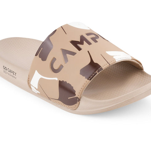 SL-433 Beige Men's Slides