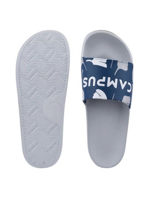 SL-433 A Blue Men's Slides