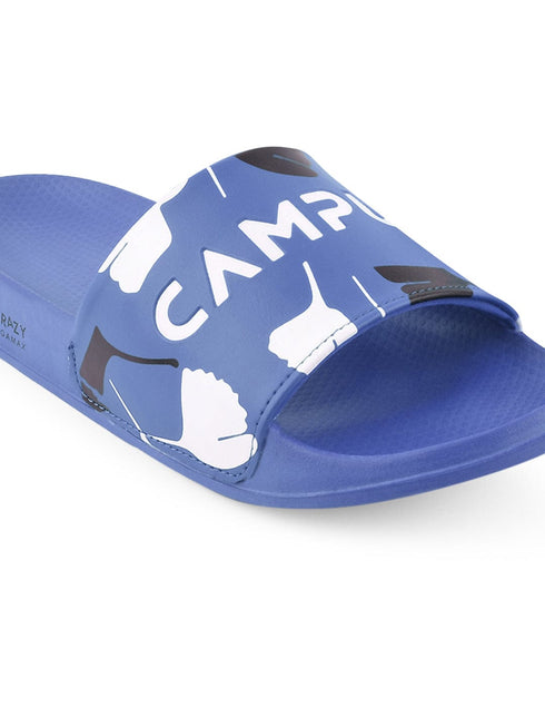 SL-433 Blue Men's Slides