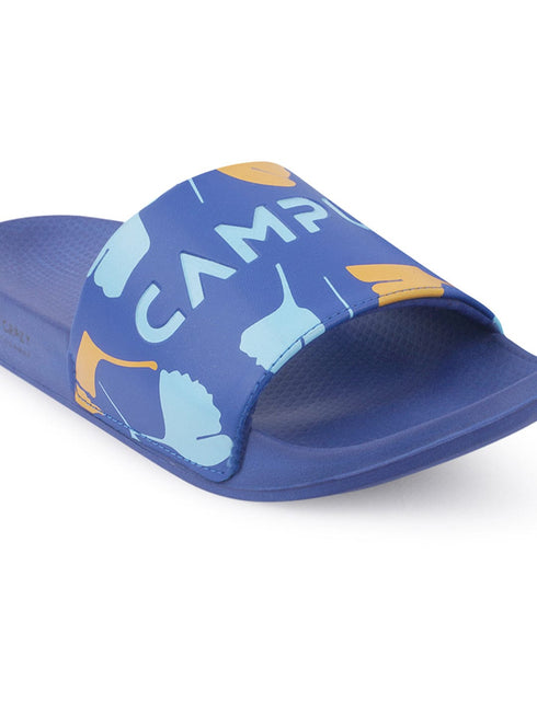 SL-433 Blue Men's Slides