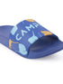 SL-433 Blue Men's Slides