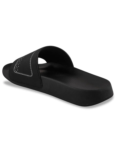 SL-436A Black Men's Slides