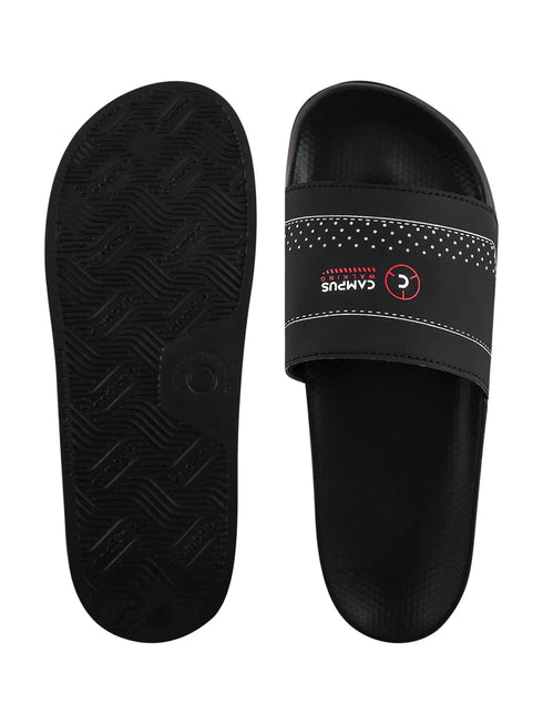 SL-436A Black Men's Slides