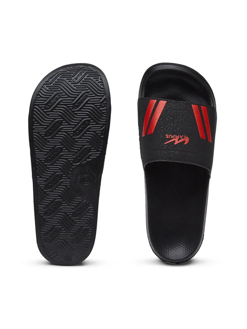 SL-438 Black Men's Slides