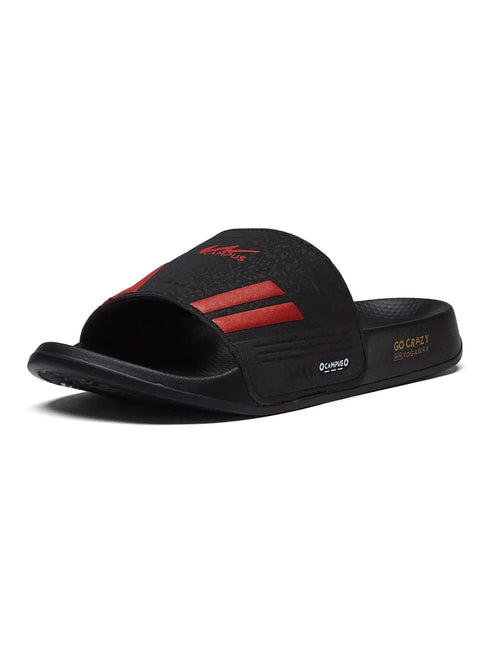 SL-438 Black Men's Slides