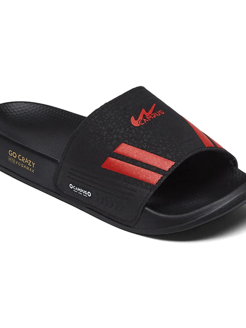 SL-438 Black Men's Slides