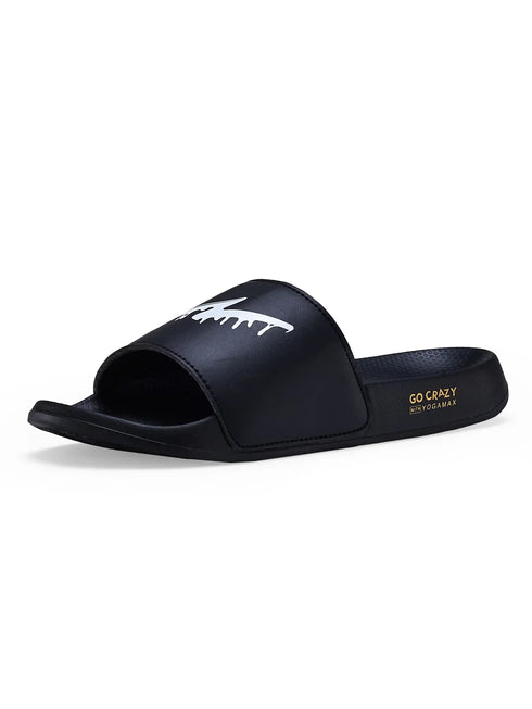 SL-443A Black Men's Slides