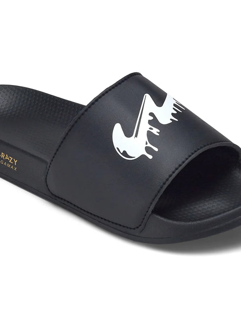SL-443A Black Men's Slides