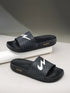 SL-444 Black Men's Slides
