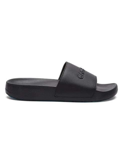 SL-457 Black Men's Slides