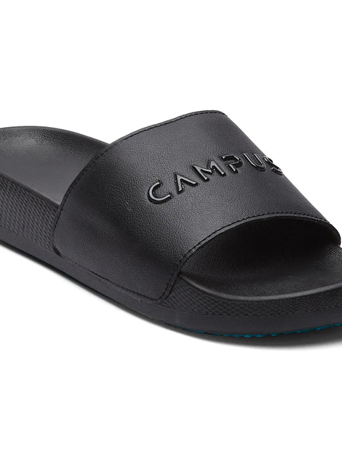 SL-457 Black Men's Slides