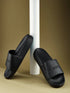 SL-457 Black Men's Slides