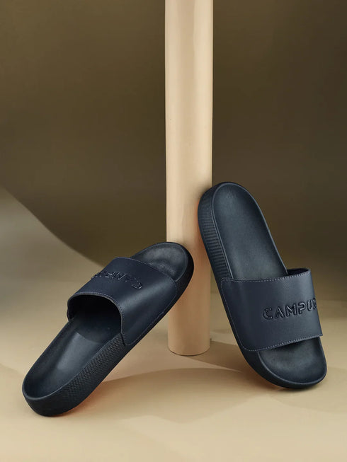 SL-457 Navy Men's Slides