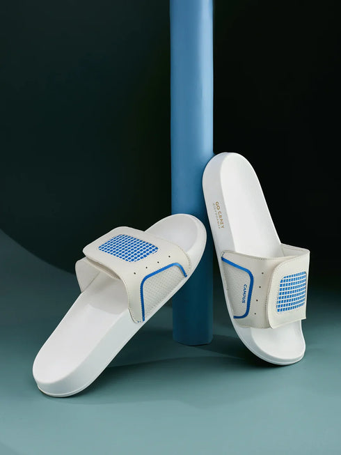 SL-461 Off White Men's Slides