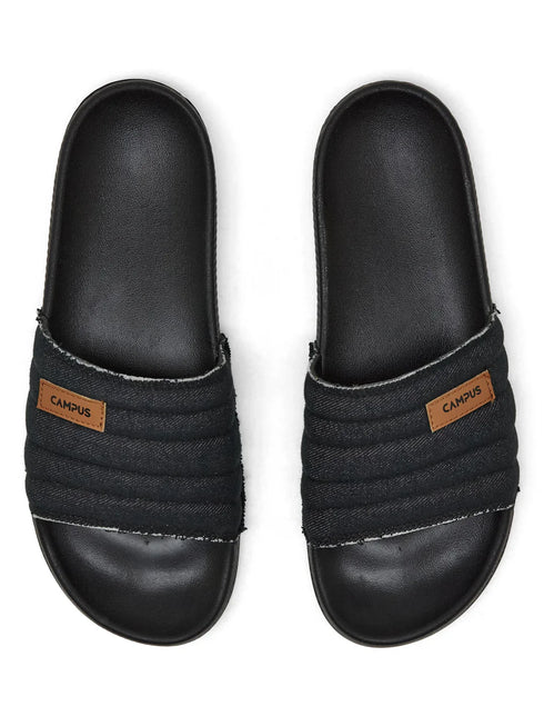 SL-473 Black Men's Slides