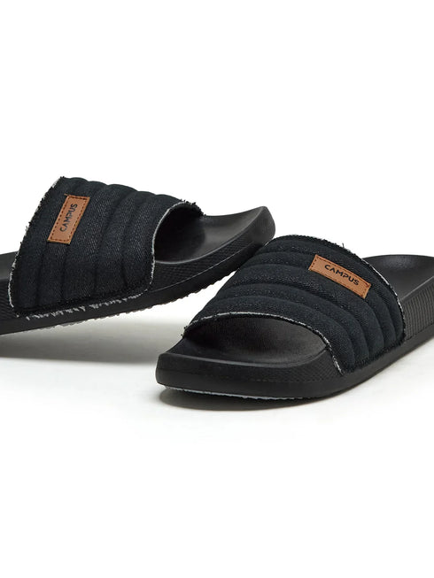 SL-473 Black Men's Slides