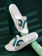 SL-475 White Men's Slides