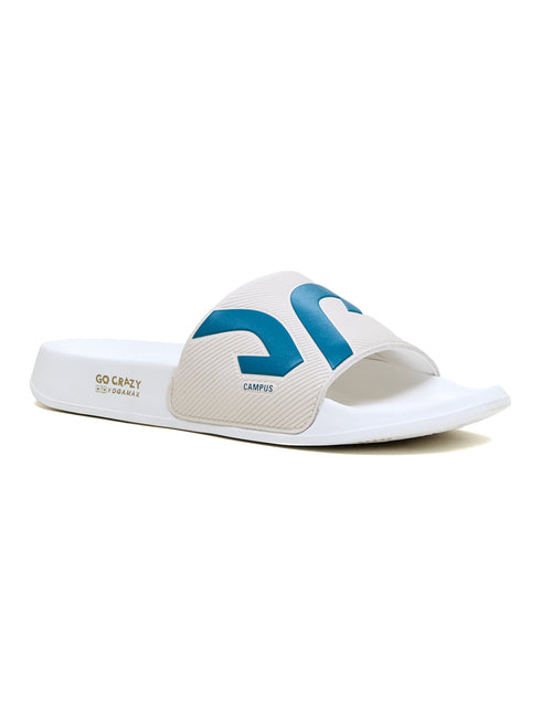 SL-475 White Men's Slides