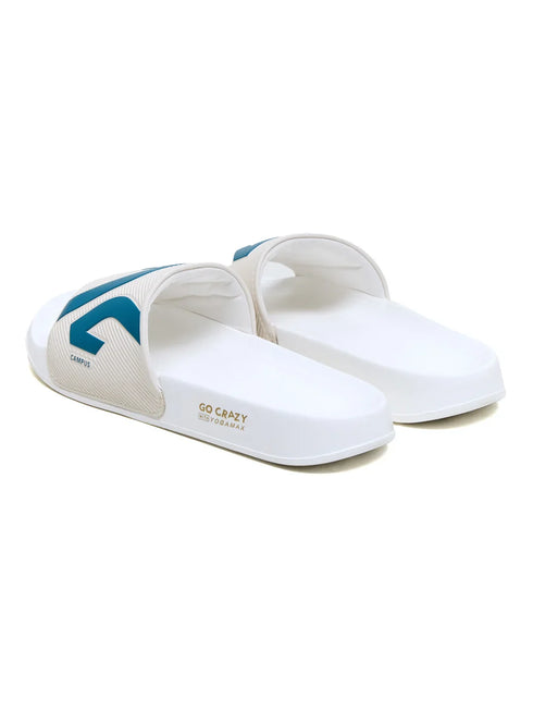 SL-475 White Men's Slides