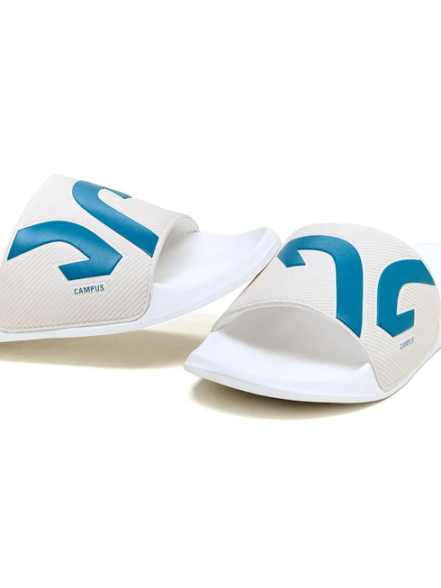 SL-475 White Men's Slides