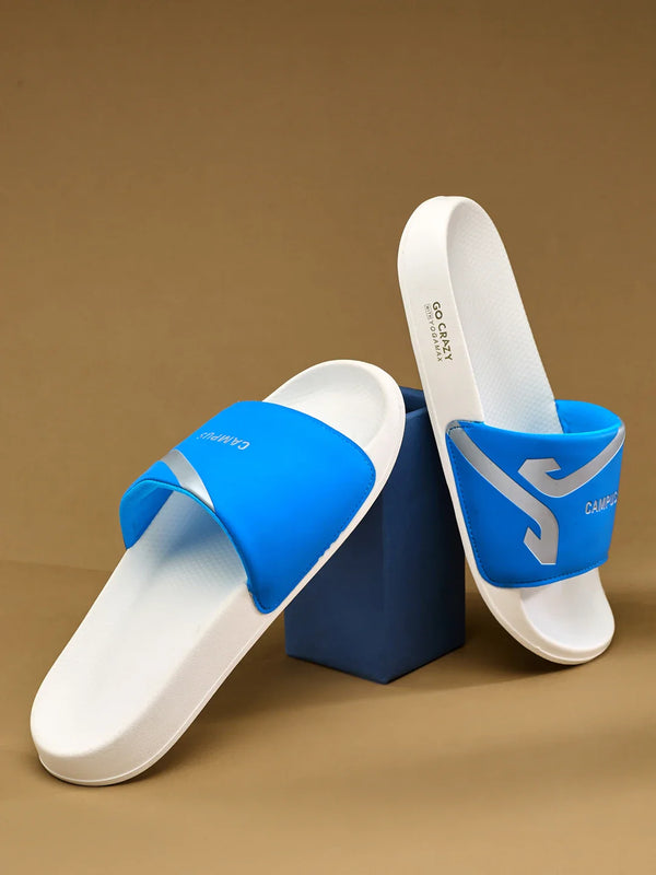 SL-476 Blue Men's Slides