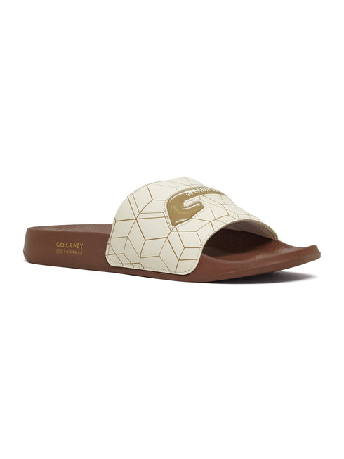 SL-477 White Men's Slides