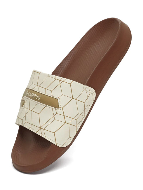 SL-477 White Men's Slides