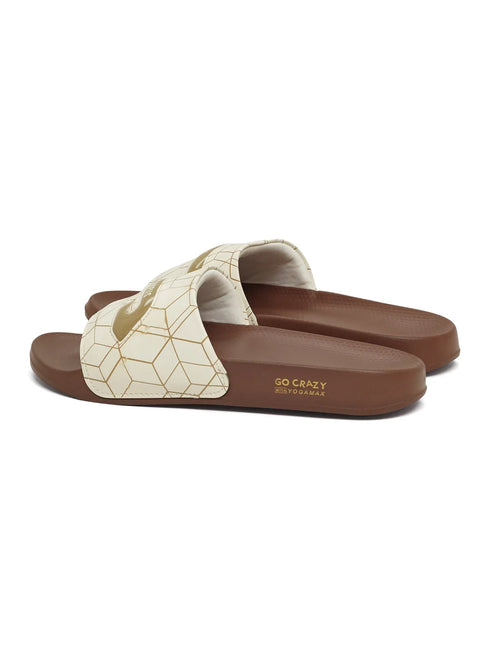 SL-477 White Men's Slides