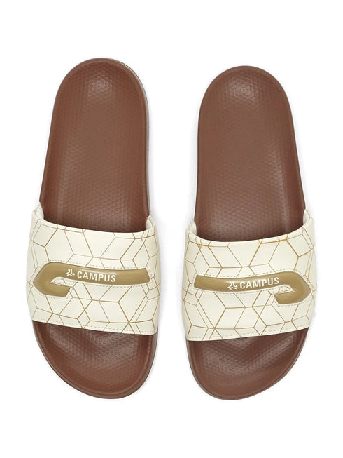 SL-477 White Men's Slides