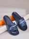 SL-477 Navy Men's Slides