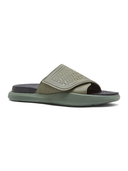 SL-481 Olive Men's Slides