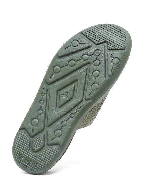 SL-481 Olive Men's Slides