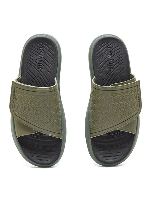 SL-481 Olive Men's Slides