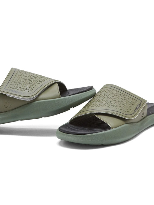 SL-481 Olive Men's Slides