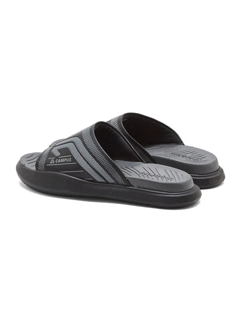 SL-482 Black Men's Slides