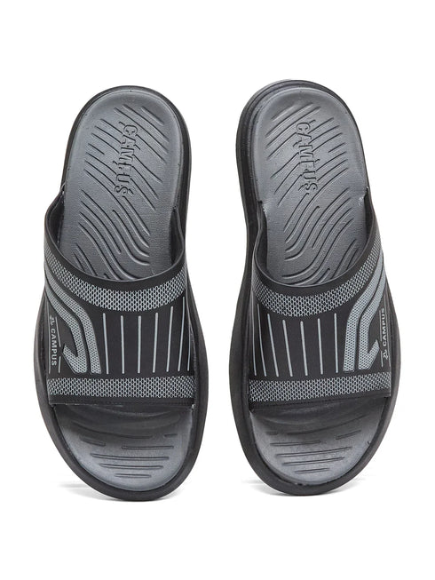 SL-482 Black Men's Slides