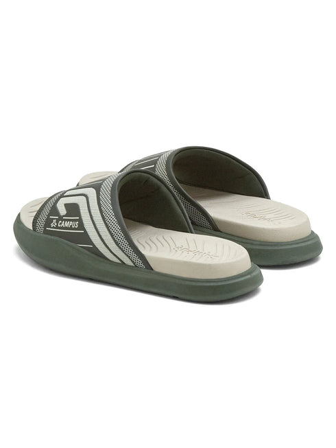SL-482 Olive Men's Slides