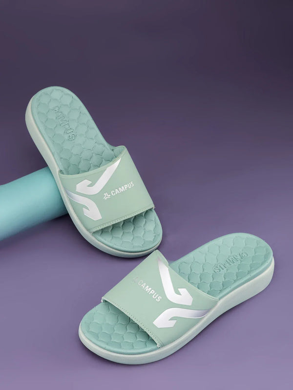 SL-489L Green Women's Slides