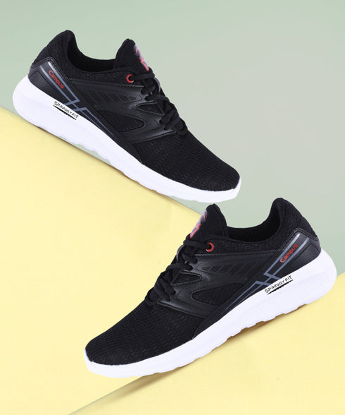 SLIDO Black Men's Running Shoes