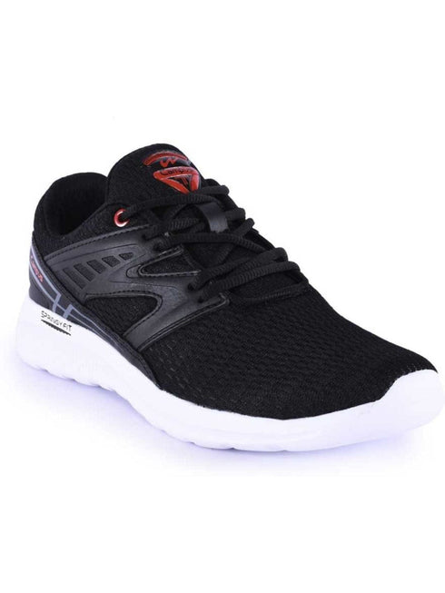 SLIDO Black Men's Running Shoes