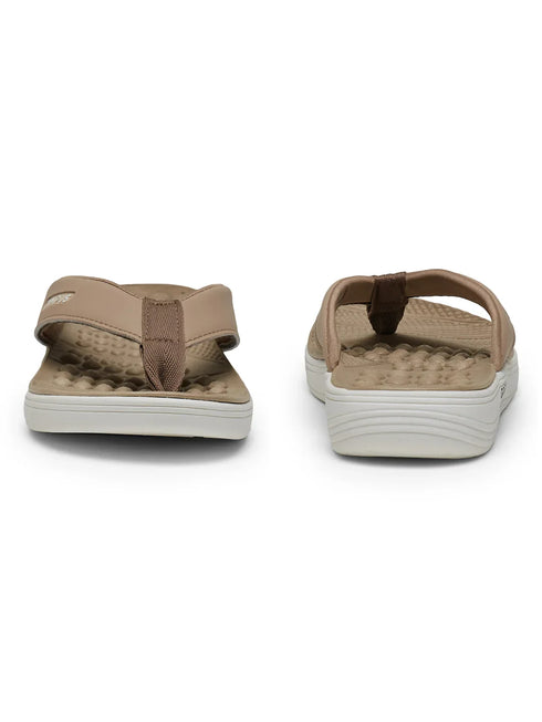 SL-418LA Beige Women's Flip Flops