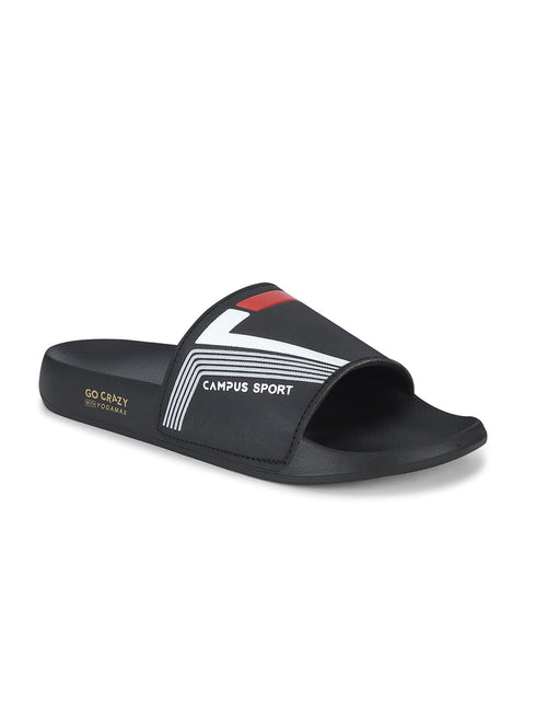 SL-439 Black Men's Slippers