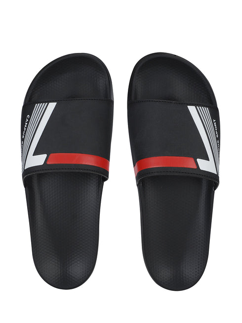 SL-439 Black Men's Slippers