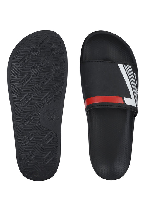SL-439 Black Men's Slippers