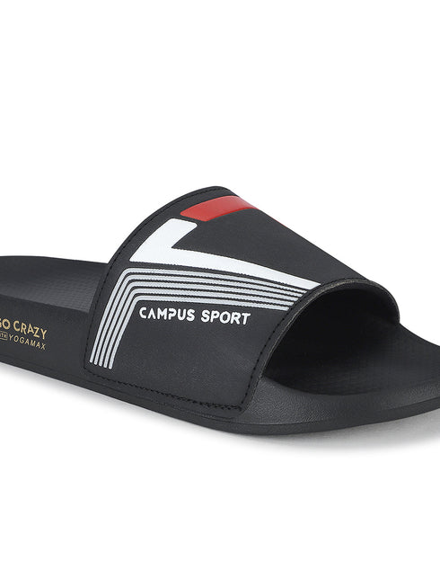SL-439 Black Men's Slippers