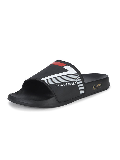 SL-439 Black Men's Slippers