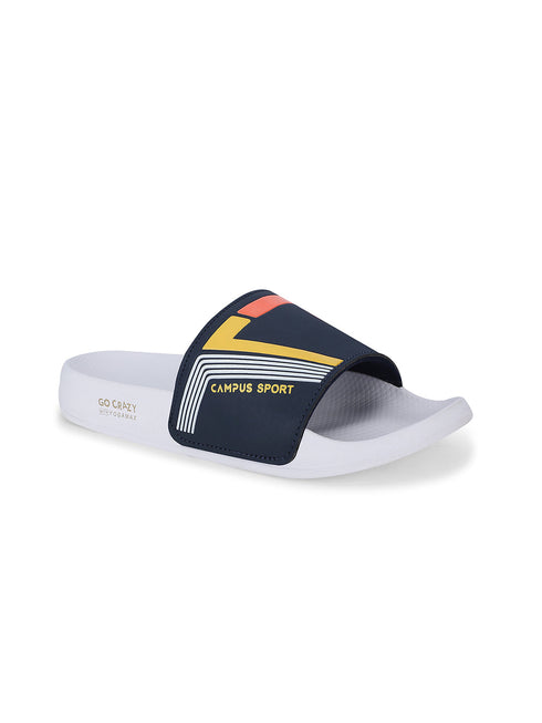 SL-439 Blue Men's Slides