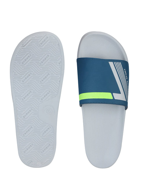 SL-439 Teal Men's Slides