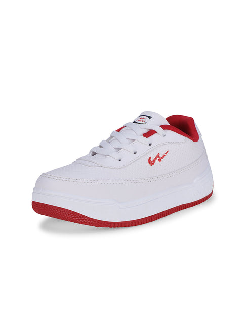 SN-02 White Kid's Sneakers